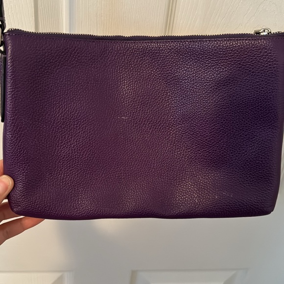 Coach Crossbody Bag OS Color Purple Silver - Picture 5 of 12